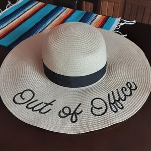 Serra Straw Floppy Beach Hat - Never Worn. Like New.
